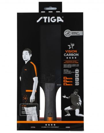STIGA VISION CARBON 4-STAR TABLE TENNIS BAT